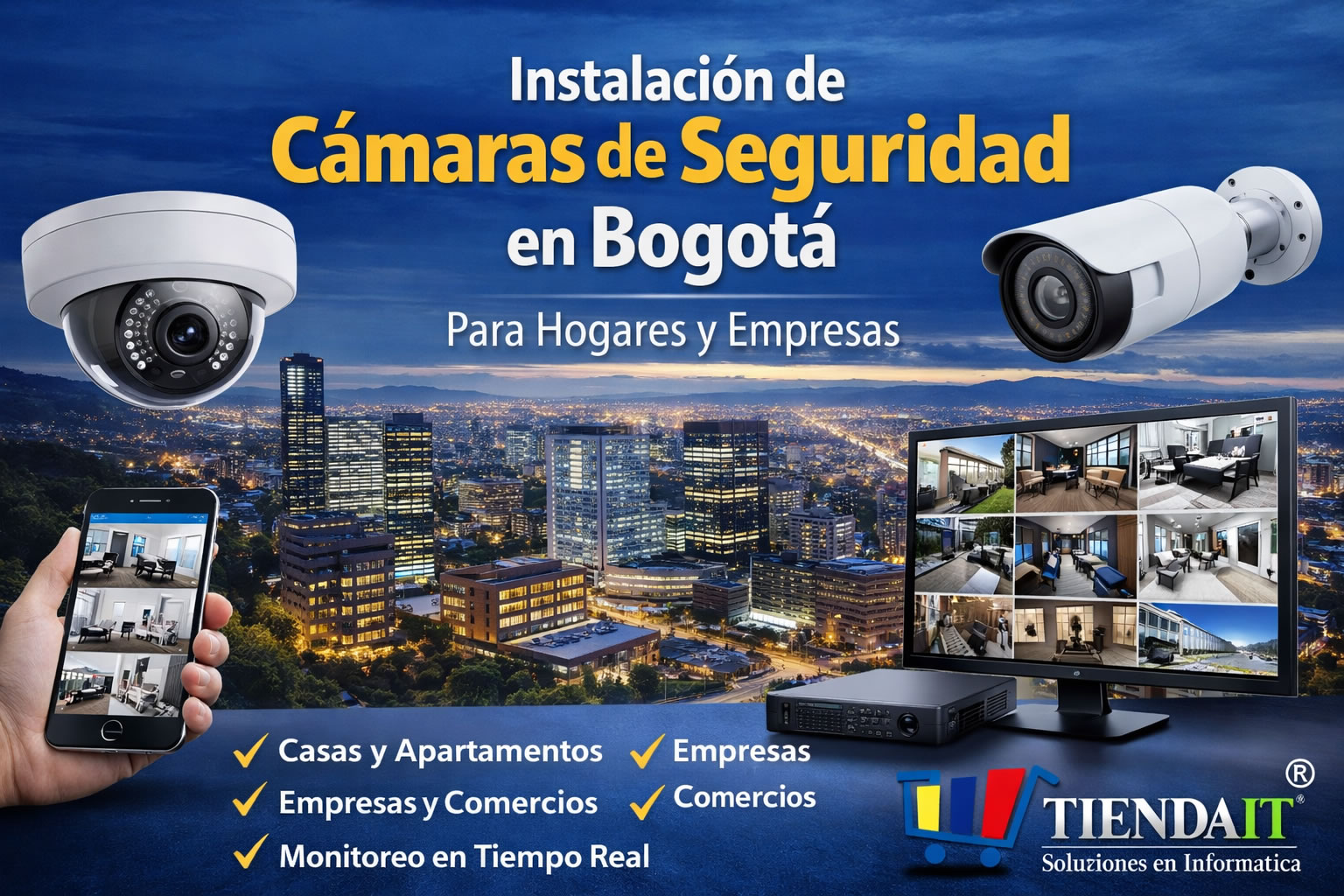 INSTALACION CAMARAS DE SEGURIDAD EN BOGOTA